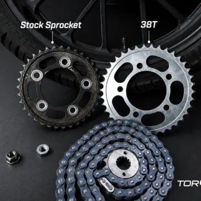 Torqen motors custom 38T Chain Sprocket Honda