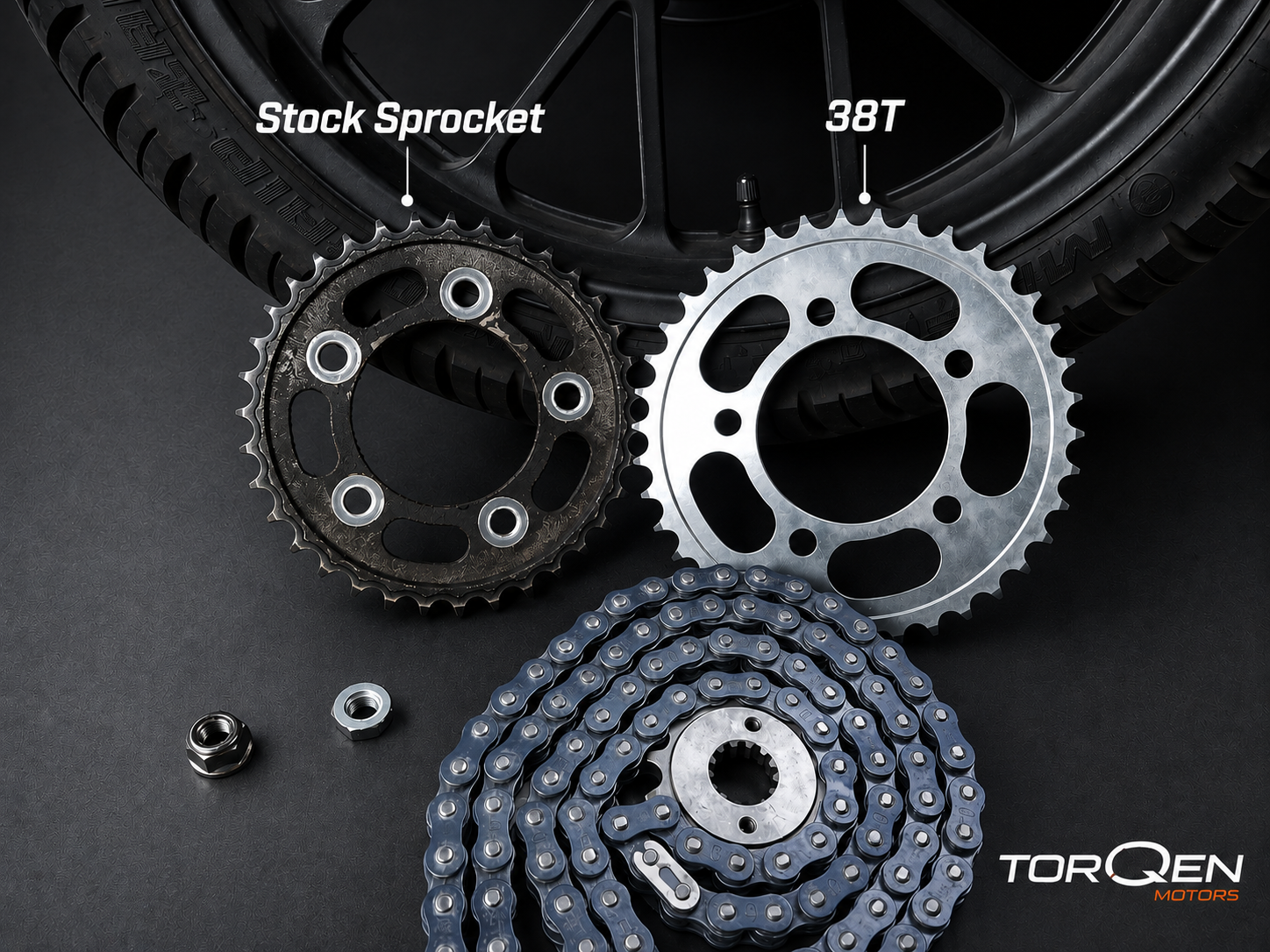 Honda H'ness/RS/CB350/CB350C Performance Chain Sprocket - Image 3